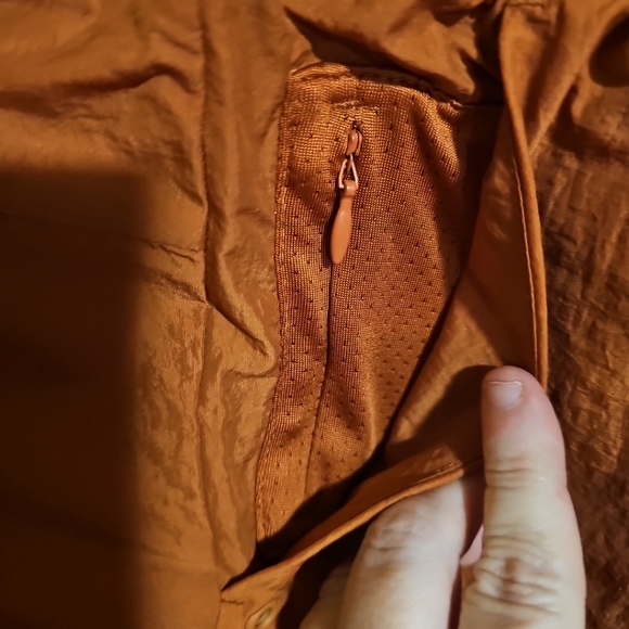 NWT Women's 2X FLX 1/4 Zip Crop Windbreaker & Shorts Cinnamon Active Outfit - Picture 6 of 12